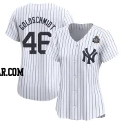 Paul Goldschmidt Women's New York Yankees White Limited Yankee Home 2024 World Series Jersey