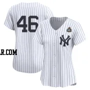 Paul Goldschmidt Women's New York Yankees White Limited Yankee Home 2nd 2024 World Series Jersey