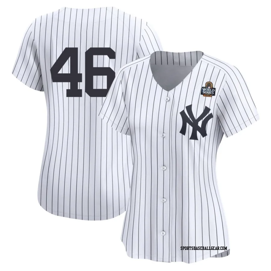 Paul Goldschmidt Women's New York Yankees White Limited Yankee Home 2nd 2024 World Series Jersey