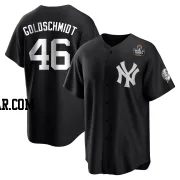 Paul Goldschmidt Youth New York Yankees Black/White Replica 2024 World Series Jersey