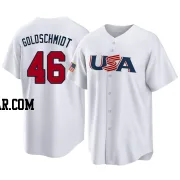 Paul Goldschmidt Youth St. Louis Cardinals White Replica USA Baseball 2023 World Baseball Classic Jersey