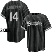 Paul Konerko Men's Chicago White Sox Black Replica 2021 City Connect Jersey