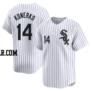 Paul Konerko Men's Chicago White Sox White Limited Home Jersey