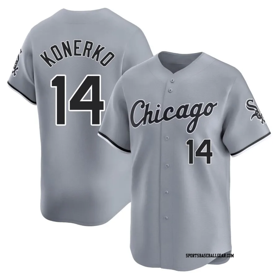 Paul Konerko Youth Chicago White Sox Gray Limited Road Jersey