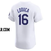 Paul Loduca Men's Los Angeles Dodgers White Elite Home Jersey