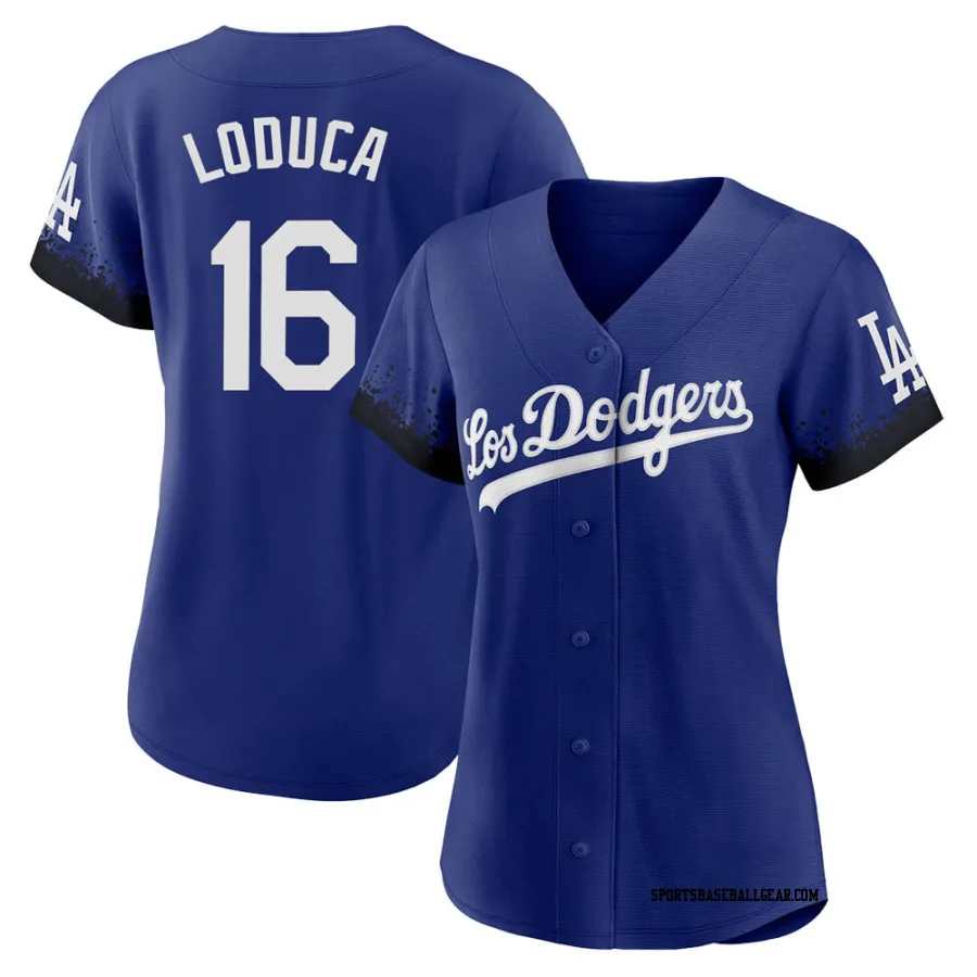 Paul Loduca Women's Los Angeles Dodgers Royal Authentic 2021 City Connect Jersey