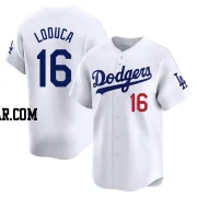 Paul Loduca Youth Los Angeles Dodgers White Limited Home Jersey