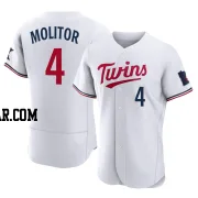 Paul Molitor Men's Minnesota Twins White Authentic Home Jersey