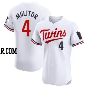 Paul Molitor Men's Minnesota Twins White Elite Home Jersey