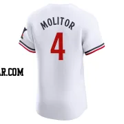 Paul Molitor Men's Minnesota Twins White Elite Home Jersey