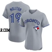 Paul Molitor Men's Toronto Blue Jays Gray Elite Road Jersey