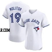 Paul Molitor Men's Toronto Blue Jays White Elite Home Jersey