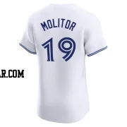 Paul Molitor Men's Toronto Blue Jays White Elite Home Jersey