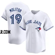 Paul Molitor Men's Toronto Blue Jays White Limited Home Jersey