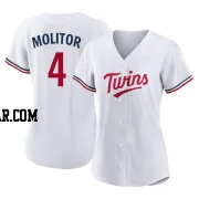 Paul Molitor Women's Minnesota Twins White Authentic Home Jersey