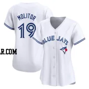 Paul Molitor Women's Toronto Blue Jays White Limited Home Jersey