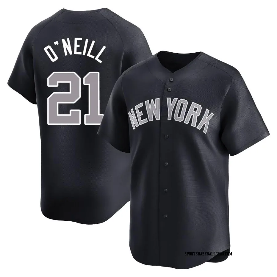 Paul O'Neill Men's New York Yankees Navy Limited Alternate Jersey