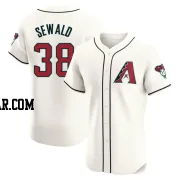 Paul Sewald Men's Arizona Diamondbacks Cream Elite Home Jersey