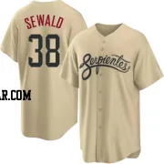 Paul Sewald Men's Arizona Diamondbacks Gold Replica 2021 City Connect Cool Base Jersey