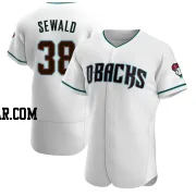 Paul Sewald Men's Arizona Diamondbacks White/Teal Authentic Alternate Jersey