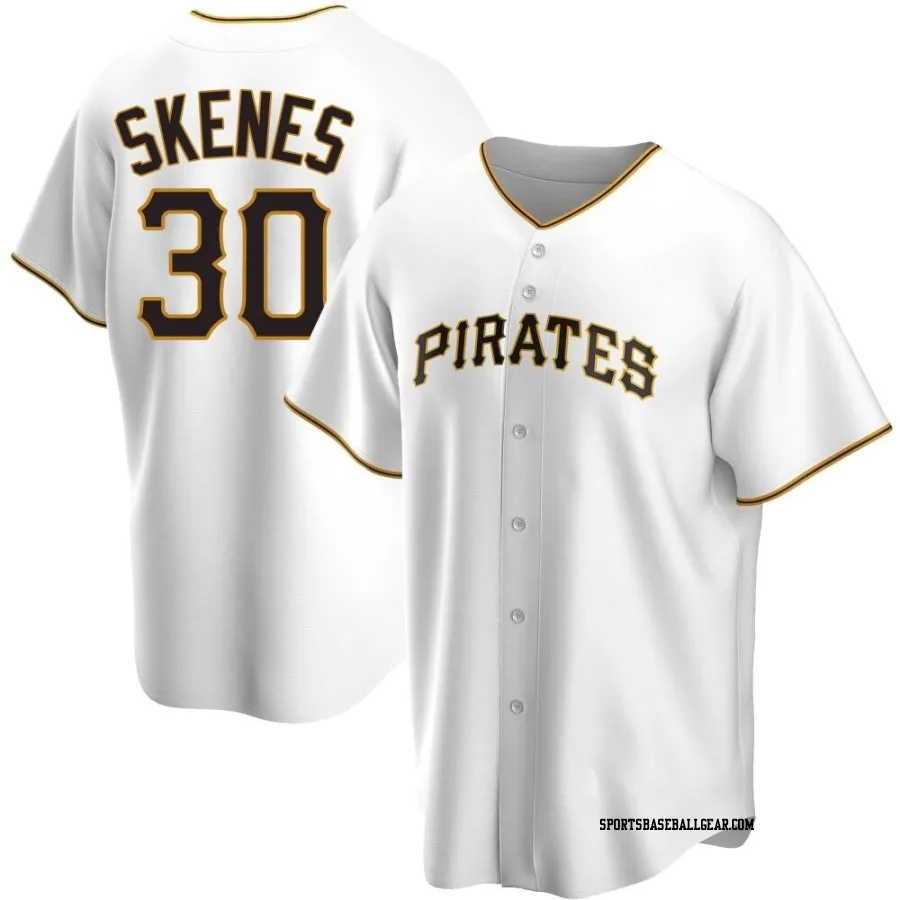 Paul Skenes Men's Pittsburgh Pirates White Replica Home Jersey