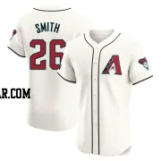 Pavin Smith Men's Arizona Diamondbacks Cream Elite Home Patch Jersey