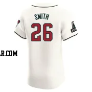 Pavin Smith Men's Arizona Diamondbacks Cream Elite Home Patch Jersey