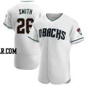 Pavin Smith Men's Arizona Diamondbacks White/Teal Authentic Alternate Jersey