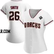 Pavin Smith Women's Arizona Diamondbacks White Authentic Home 2023 World Series Jersey