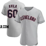 Pedro Avila Men's Cleveland Guardians Gray Authentic Road Jersey