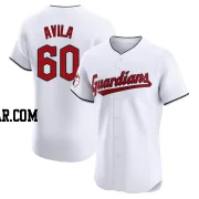 Pedro Avila Men's Cleveland Guardians White Elite Home Jersey