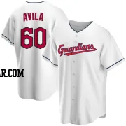 Pedro Avila Men's Cleveland Guardians White Replica Home Jersey