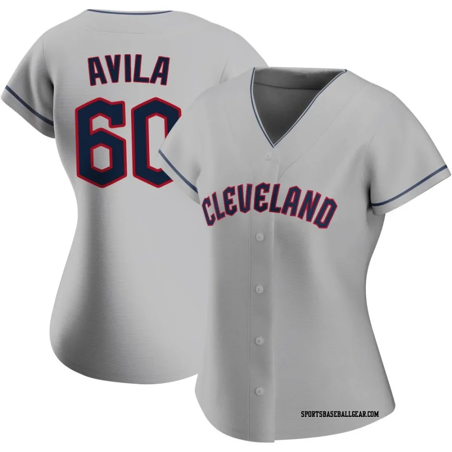 Pedro Avila Women's Cleveland Guardians Gray Authentic Road Jersey