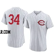 Pedro Borbon Men's Cincinnati Reds White Authentic 2022 Field Of Dreams Jersey