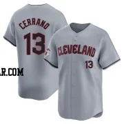 Pedro Cerrano Men's Cleveland Guardians Gray Limited Road Jersey