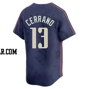 Pedro Cerrano Men's Cleveland Guardians Navy Limited 2024 City Connect Jersey