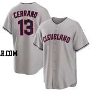 Pedro Cerrano Youth Cleveland Guardians Gray Replica Road Jersey