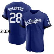 Pedro Guerrero Men's Los Angeles Dodgers Royal Authentic 2021 City Connect Jersey