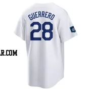 Pedro Guerrero Youth Los Angeles Dodgers White Replica 2024 World Tour Seoul Series Home Jersey