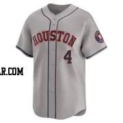 Pedro Leon Men's Houston Astros Gray Limited Away Jersey