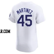 Pedro Martinez Men's Los Angeles Dodgers White Elite Home Jersey