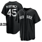 Pedro Martinez Youth Boston Red Sox Black/White Replica Jersey