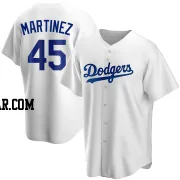 Pedro Martinez Youth Los Angeles Dodgers White Replica Home Jersey