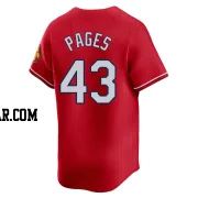 Pedro Pages Youth St. Louis Cardinals Red Limited 2024 City Connect Jersey