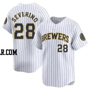 Pedro Severino Youth Milwaukee Brewers White Limited Alternate Jersey