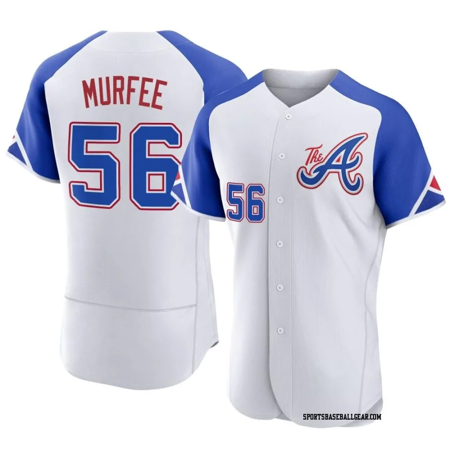 Penn Murfee Men's Atlanta Braves White Authentic 2023 City Connect Jersey