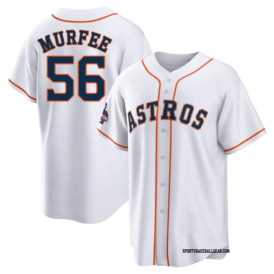 Penn Murfee Men's Houston Astros White Replica 2022 World Series Champions Home Jersey