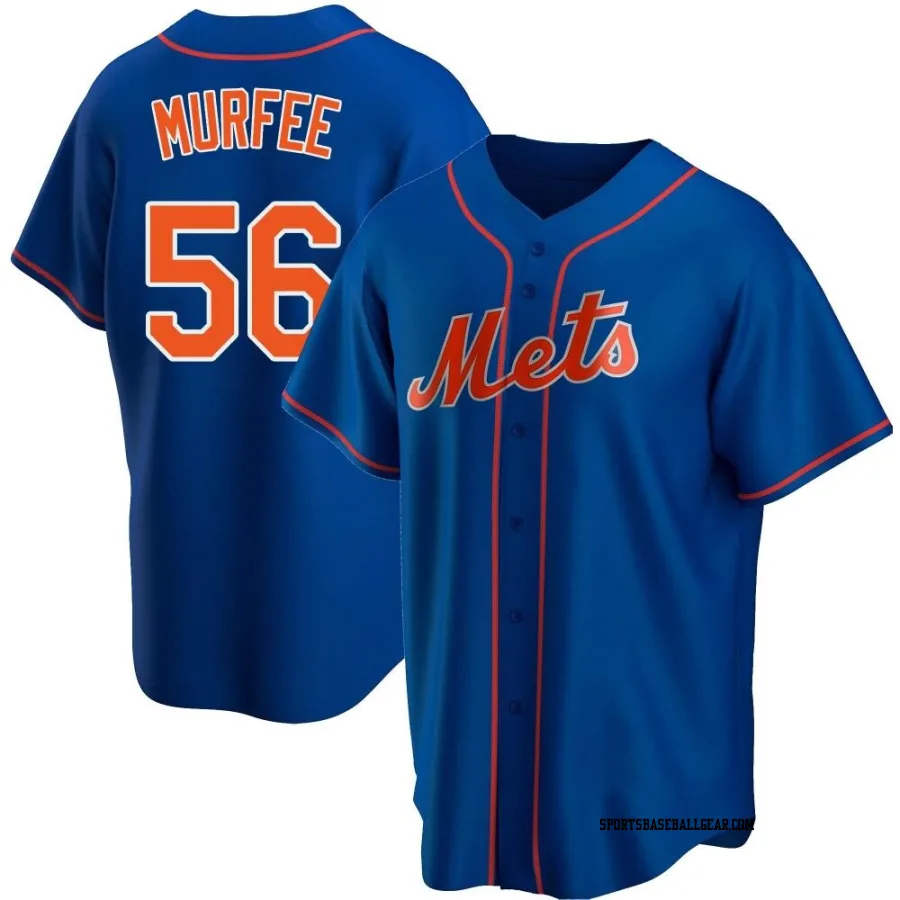 Penn Murfee Men's New York Mets Royal Replica Alternate Jersey