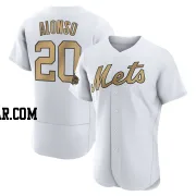 Pete Alonso Men's New York Mets White Game Authentic 2022 All-Star Jersey