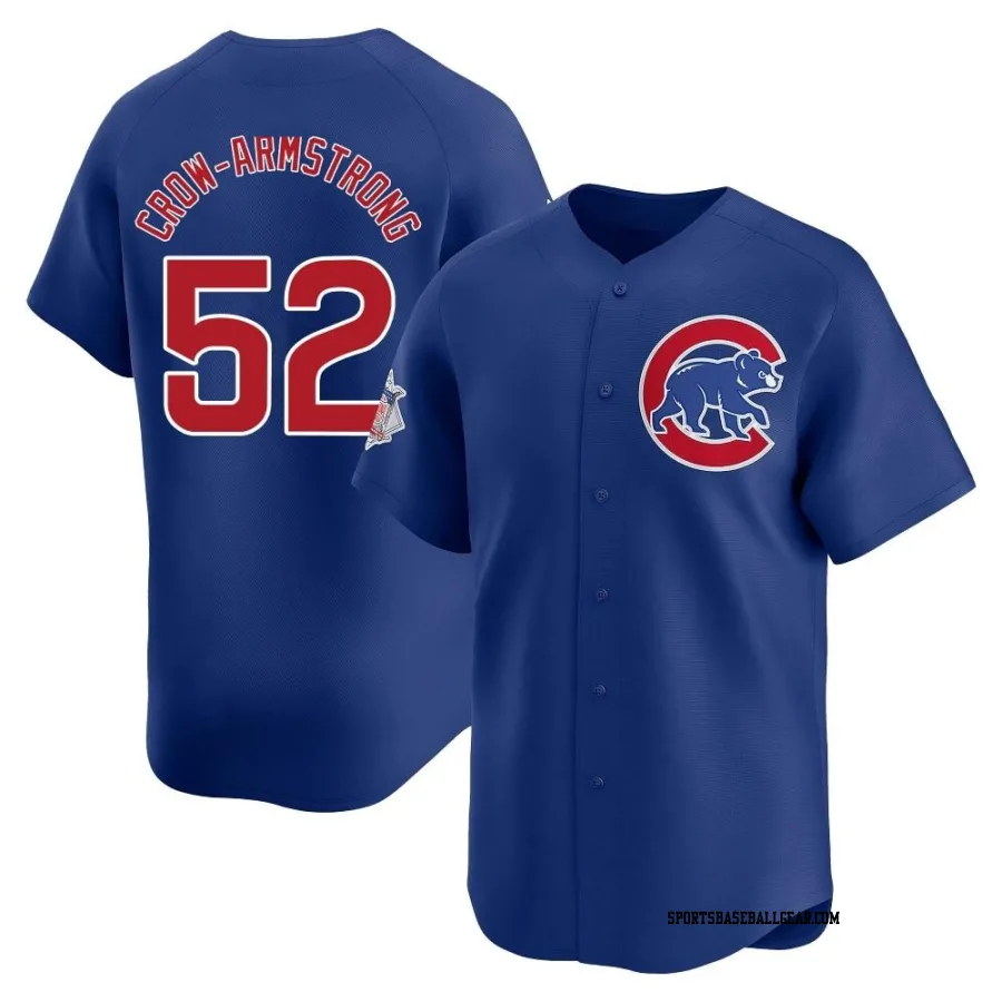 Pete Crow-Armstrong Men's Chicago Cubs Royal Limited Alternate Jersey